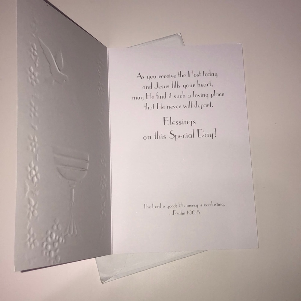 Communion Card - Picture 2 of 3